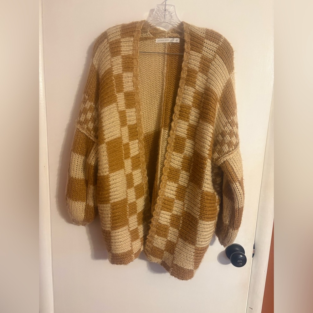 Altar’d State checkered cardigan